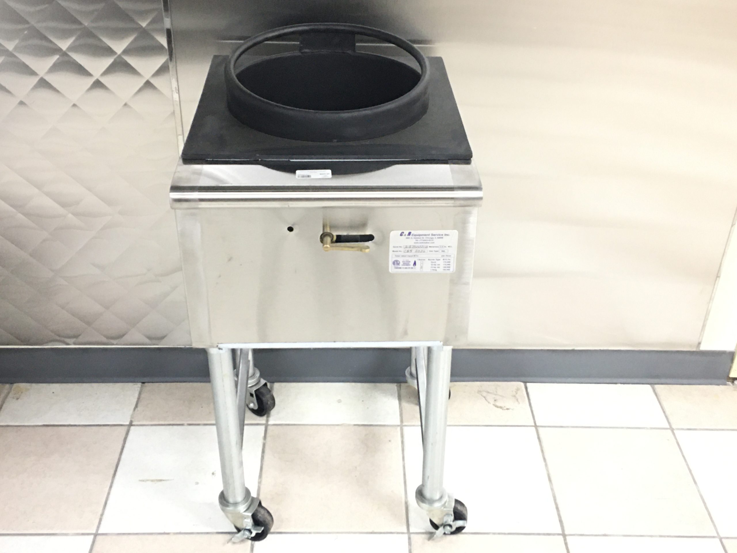 One Burner C&R EQUIPMENT SERVICE INC.